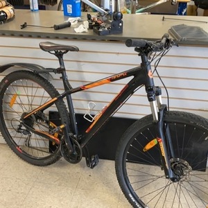 2018 Bergamont 29" Marathon Black, Orange, and Red