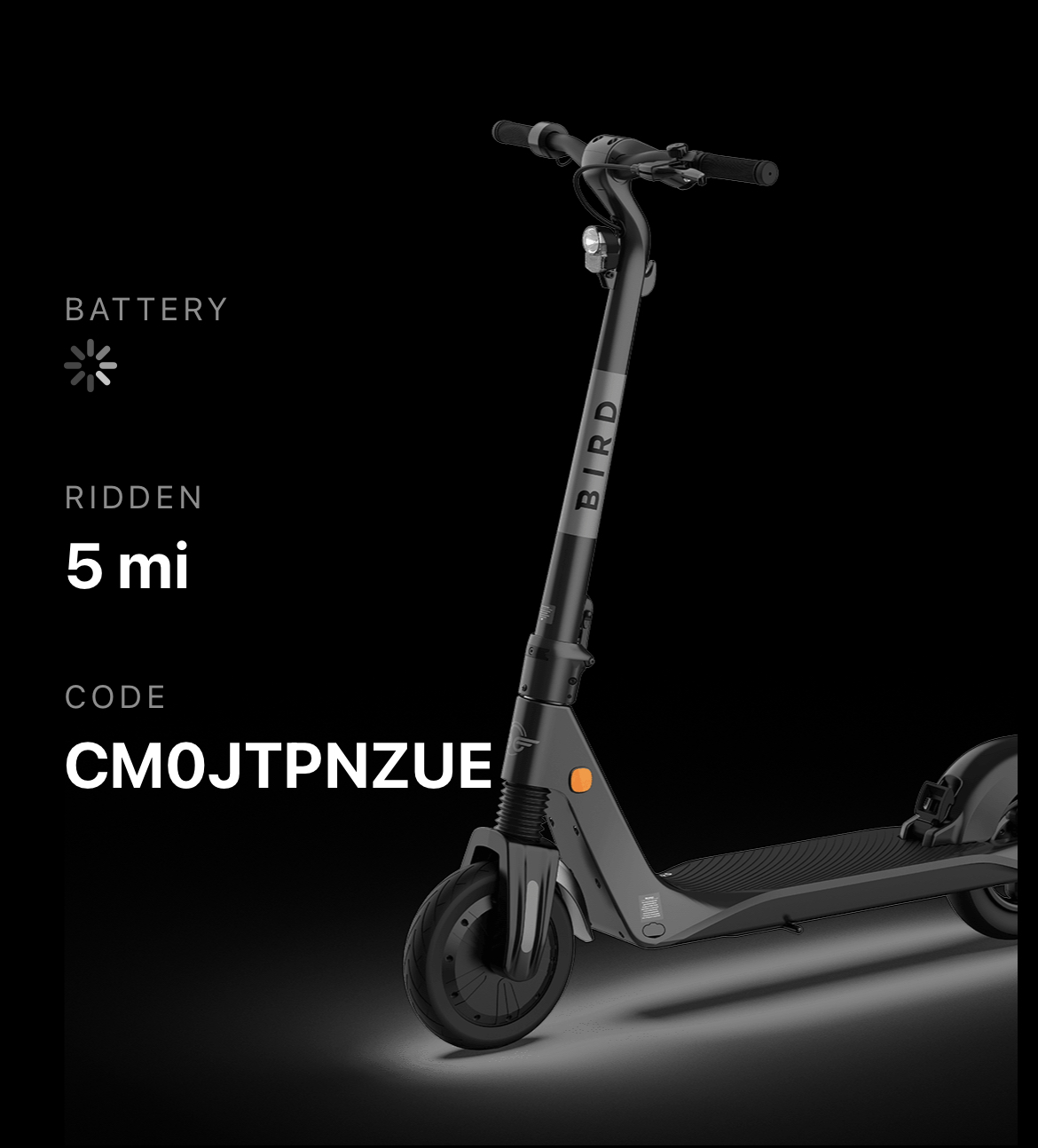 2022 Bird Bird Flex escooter