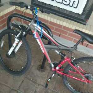 2019 Supercycle Nitrous 27.5 Red, White, and Silver, gray or bare metal