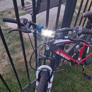 2019 Supercycle Nitrous 27.5 Red, White, and Silver, gray or bare metal