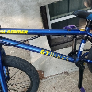 GT Bicycles Slammer Blue, Yellow or Gold, and Blue