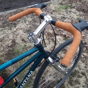 1990 Santana Cycles Arriva tandem Teal and Silver, gray or bare metal