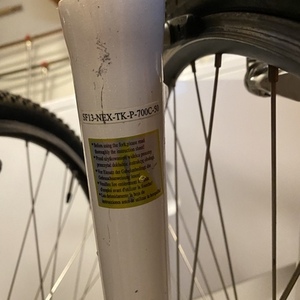 Trek 7200 Silver, gray or bare metal and Black