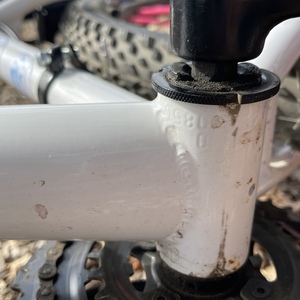 Diamondback Only other numbers in view is KB140 7... White and Stickers tape or other cover-up