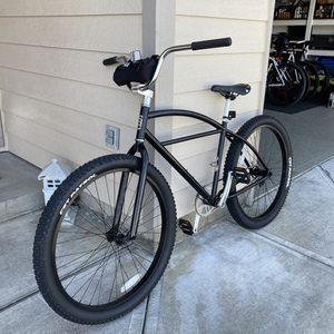 2022 State Bicycle Co. Klunker Blue and Silver, gray or bare metal
