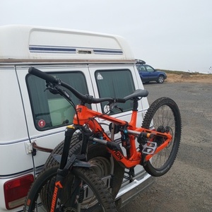 2022 Transition Bikes Spire Orange and Black