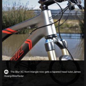 2012 Santa Cruz Blur XC Silver, gray or bare metal, Black, and Red