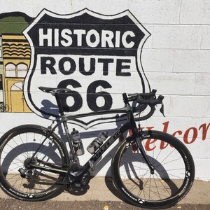 2013 Trek Domane 5.9 (Compact) Black and Silver, gray or bare metal