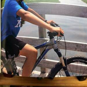 2014 Giant Talon 27.5 1 Silver, gray or bare metal and Blue