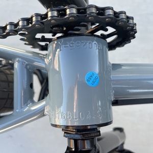2022 SE Bikes Wildman Silver, gray or bare metal, Black, and Stickers tape or other cover-up