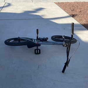 2022 SE Bikes Wildman Silver, gray or bare metal, Black, and Stickers tape or other cover-up