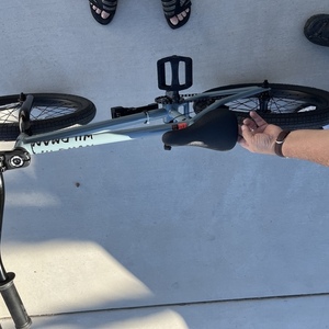 2022 SE Bikes Wildman Silver, gray or bare metal, Black, and Stickers tape or other cover-up