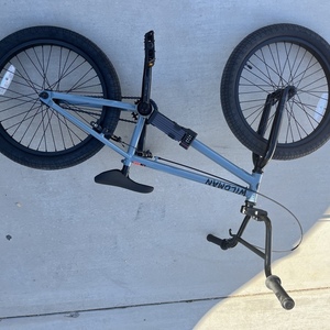 2022 SE Bikes Wildman Silver, gray or bare metal, Black, and Stickers tape or other cover-up