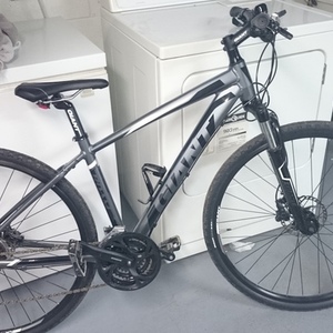 2012 Giant Roam 2 Silver, gray or bare metal