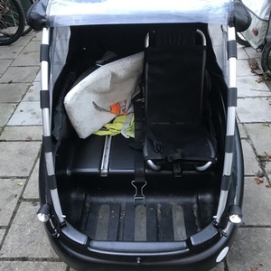 2017 Winther Kangaroo Luxe Bike Black cargo tricycle (front storage) Black