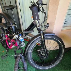 2022 Rad Power Bikes Radrover 6 step thru Silver, gray or bare metal
