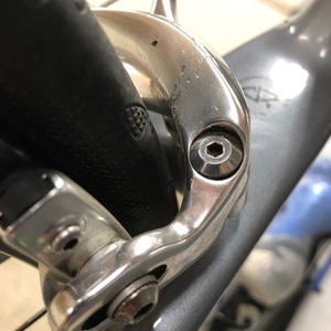 2009 Giant Defy Advanced 3 (Triple Chainring) Blue, Black, and Silver, gray or bare metal