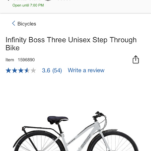 2022 Infinity Cycle Works Boss Three White