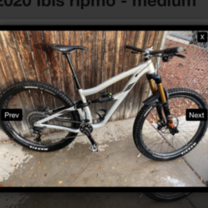 2018 Ibis Ripmo AF Silver, gray or bare metal