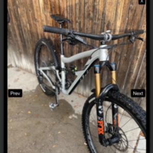 2018 Ibis Ripmo AF Silver, gray or bare metal