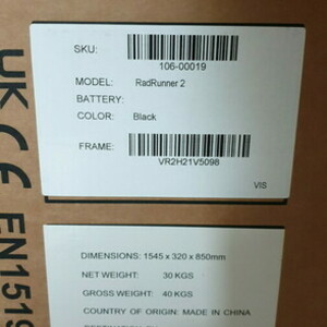 Rad Power Bikes RadRunner 2 Black