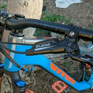 2019 Vitus Escarpe Blue and Orange