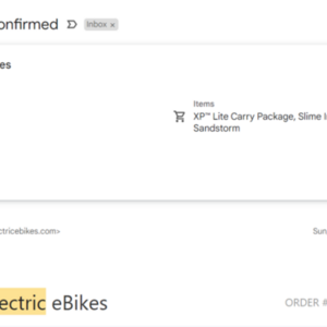 2022 Lectric eBikes XP Lite Brown, Black, and White