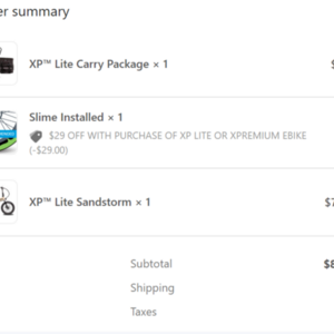 2022 Lectric eBikes XP Lite Brown, Black, and White