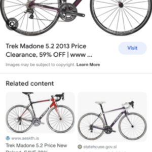 2011 Trek Madone 5.2 Purple
