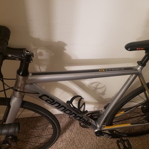 2019 Cannondale Caad12 Silver, gray or bare metal and Yellow or Gold