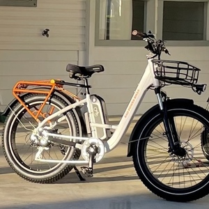 2022 Rad Power Bikes Rover step through White and Orange