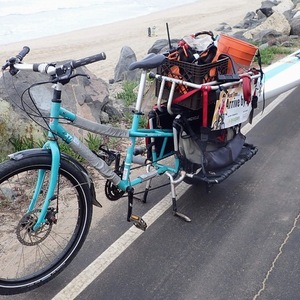 2013 Xtracycle EdgeRunner cargo bike (rear storage) Blue