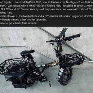 2018 Rad Power Bikes Rad Mini Black