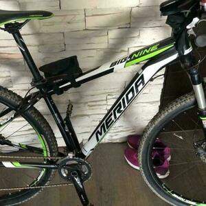 2015 Merida Bikes Big nine 29 Black, Green, and White