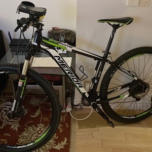 2015 Merida Bikes Big nine 29 Black, Green, and White