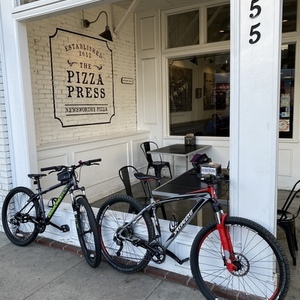2012 Specialized Carve Comp 29 Red, Silver, gray or bare metal, and Black