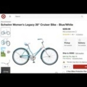 Schwinn Blue and White