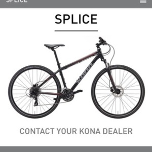 2018 Kona Splice Deluxe Silver, gray or bare metal