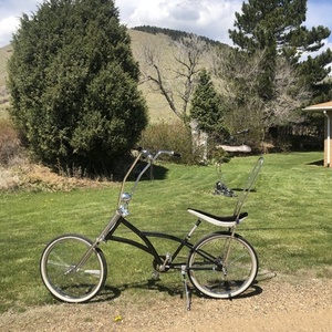 F&amp;R Cycle X frame low rider chopper Black