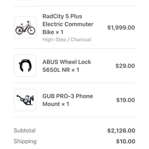2022 Rad Power Bikes High step Black