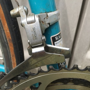 1987 Raleigh Technium Tri-Lite Teal, Yellow or Gold, and Silver or Gray