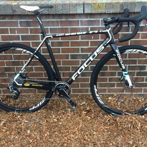 2017 Focus Mares CX1 Black, White, and Blue