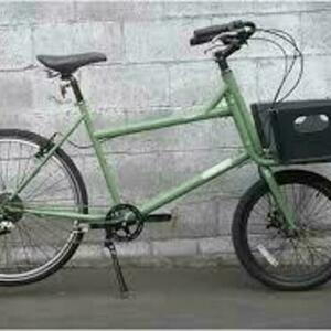 2012 Civia Halsted cargo bike (front storage) Green