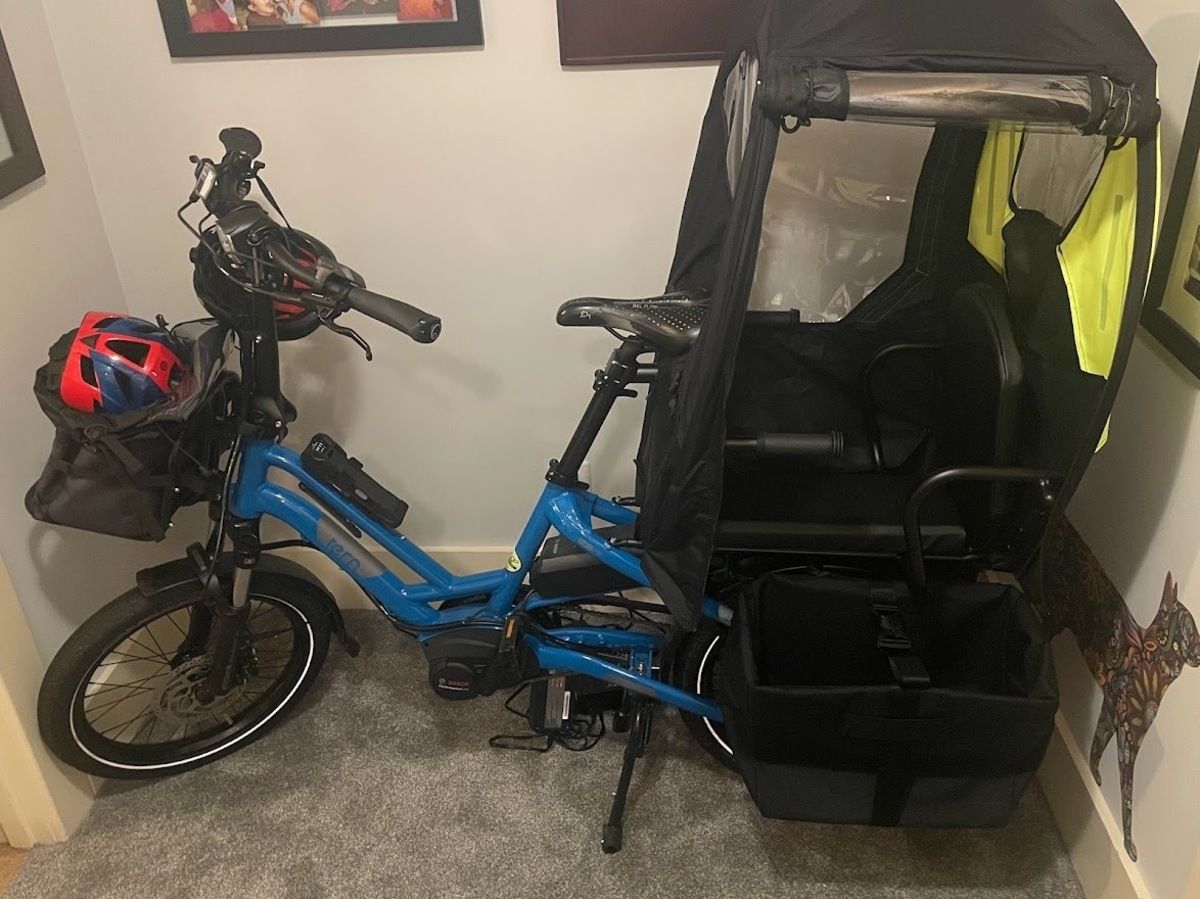 2021 Tern HSD P9 PERFORMANCE BLUE cargo bike (rear storage)