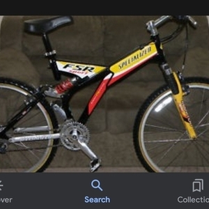 Specialized FSR XC Comp Black, Yellow or Gold, and Red