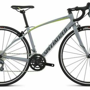 2017 Specialized Dolce Silver, gray or bare metal and Green