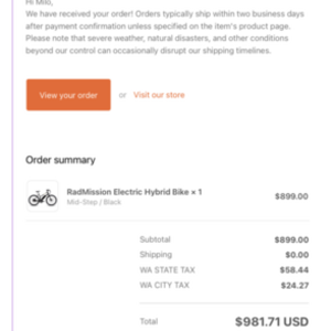 2022 Rad Power Bikes RadMission 1.5 MS Black