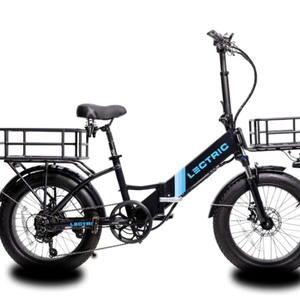 2022 Lectric eBikes XP 2.0 Step-Thru Black and Blue