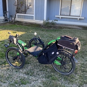 2013 Catrike Villager recumbent Green