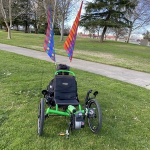 2013 Catrike Villager recumbent Green